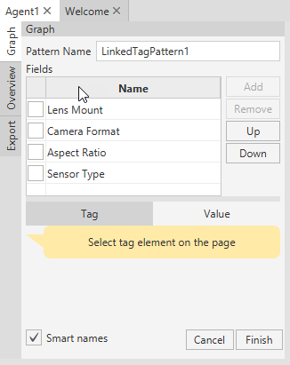 Linked Tag Wizard - Activate Value Tab